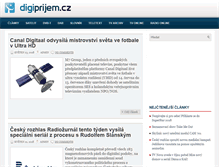 Tablet Screenshot of digiprijem.cz